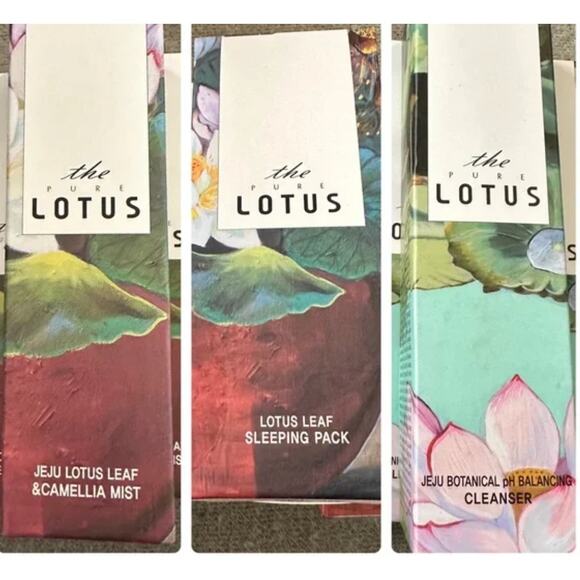 Korean Beauty Pure Lotus Set Of 3 Facial Products: Mist, Sleeping Pack, Cleanser - Picture 5 of 6